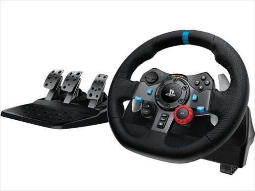 GAME WHEEL LOGITECH G29 DRIVING FORCE w/ pedals, for PS3, PS4, PC, 941-000112