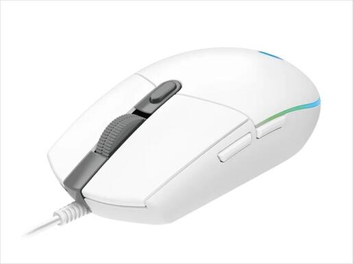 MOUSE WIRED USB LOGITECH G102 LIGHTSYNC RGB, WHITE 910-005824