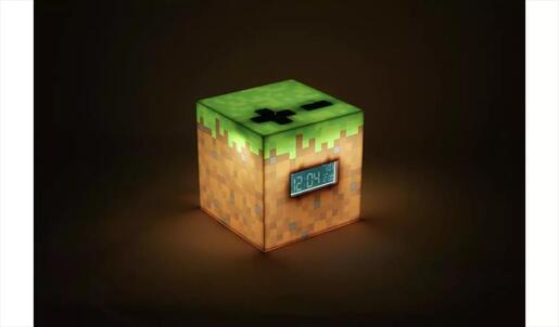 CLOCK PALADONE MINECRAFT ALARM, PP6733MCF