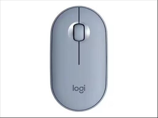 MOUSE WIRELESS USB LOGITECH M350 Blue/Grey Silent w/Bluetooth, Unify ready, 910-005719