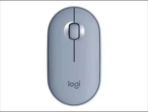 MOUSE WIRELESS USB LOGITECH M350 Blue/Grey Silent w/Bluetooth, Unify ready, 910-005719