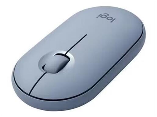MOUSE WIRELESS USB LOGITECH M350 Blue/Grey Silent w/Bluetooth, Unify ready, 910-005719