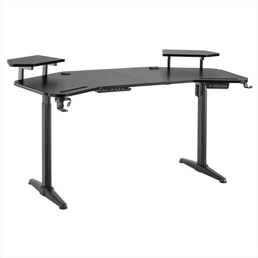 GAMING DESK NITRO CONCEPTS  NEMESIS RISE AND PLAY , BLACK, 4286472