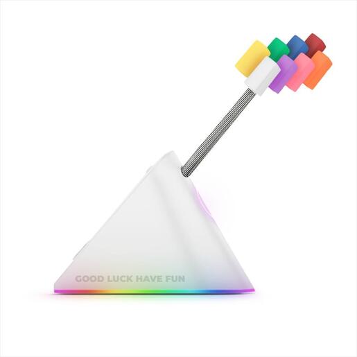 MOUSE ACCESSORY BUNGEE FRAGON - CITADEL RGB, w/ 8 colorful clips, WHITE