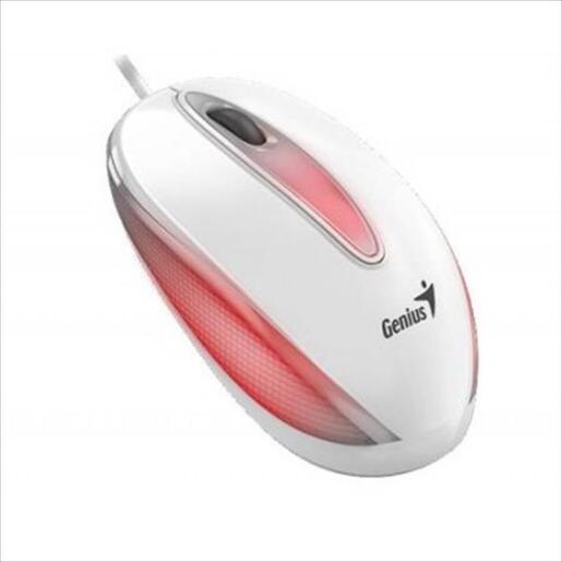 MOUSE WIRED USB GENIUS DX-Mini RGB White