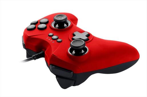 GAME PAD WIRED NACON GC-100XF (for PC), Red, PCGC-100RED