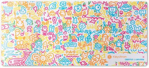 MOUSEPAD KEYCHRON Desk Mat Graffity Party 900x400x3 DM-5