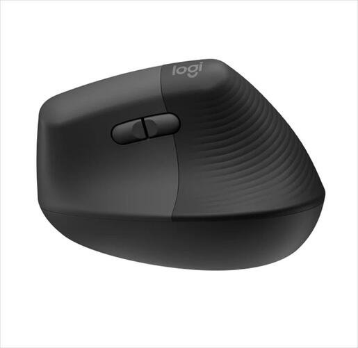 MOUSE WIRELESS LOGITECH LIFT VERTICAL ERGONOMIC OPTICAL w/ Bluetooth Logi Bolt, Graphite, 910-006473