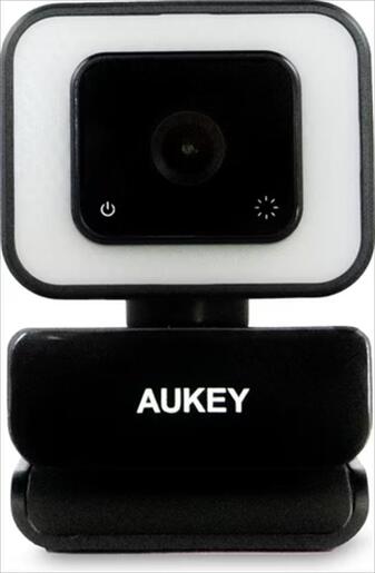 WEB CAMERA AUKEY PC-LM6 Stream Series with Ring Light, 1080p USB, 30 fps, black
