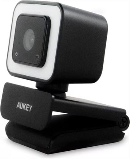 WEB CAMERA AUKEY PC-LM6 Stream Series with Ring Light, 1080p USB, 30 fps, black