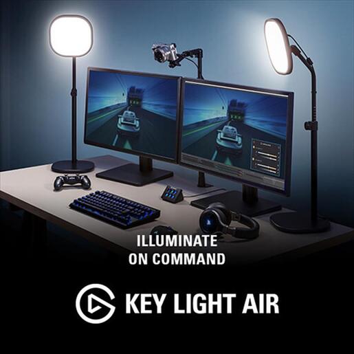 LIGHT FOR STREAM ELGATO  KEY LIGHT AIR 1400 LUMENS, 25w, 335x205x205mm, ELGATO-10LAB9901