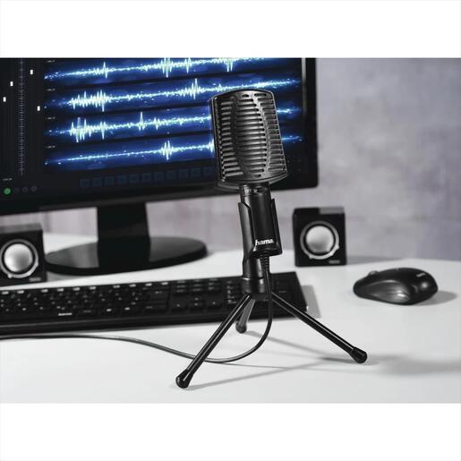MICROPHONE HAMA "MIC-USB ALLROUND"  w/tripod 139906
