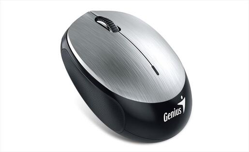 MOUSE WIRELESS USB GENIUS NX-9000BT BLUETOOTH, RECHARGABLE SILVER