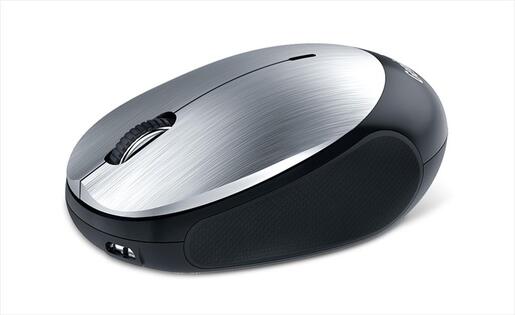 MOUSE WIRELESS USB GENIUS NX-9000BT BLUETOOTH, RECHARGABLE SILVER