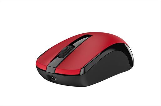 MOUSE WIRELESS USB GENIUS ECO-8100 RECHARGEABLE  RED
