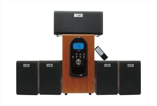SPEAKERS 5.1 GENIUS SW-HF5.1 6000II, WOOD (200W)