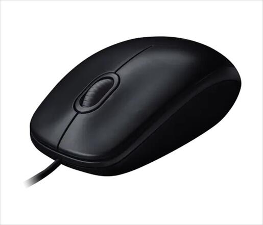MOUSE WIRED USB LOGITECH M100 black, 910-006652
