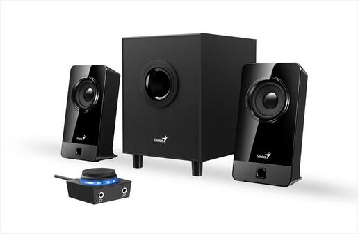 SPEAKERS 2.1 GENIUS SW-2.1 300X + Control Dial (10W)