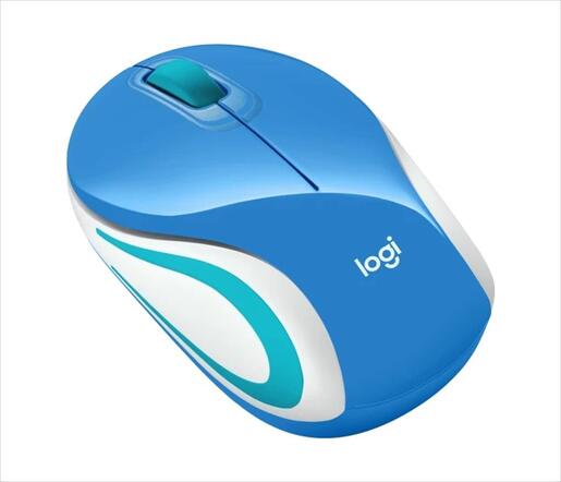 MOUSE WIRELESS USB LOGITECH M187 Blue, 910-002733