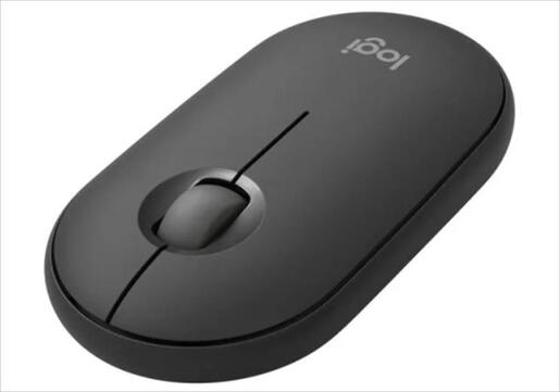 MOUSE WIRELESS USB LOGITECH PEBBLE 2 M350S Graphite Silent w/Bluetooth,Bolt ready, up to 3 devices, 910-007015