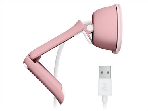 WEB CAMERA LOGITECH BRIO 100 1080p/30fps, USB, Rose, 960-001623