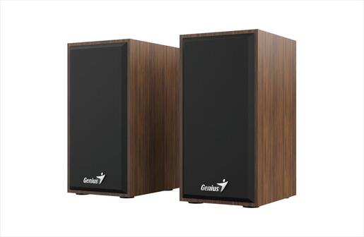 SPEAKERS 2.0 GENIUS SP-HF180 USB Wooden Brown (6W)