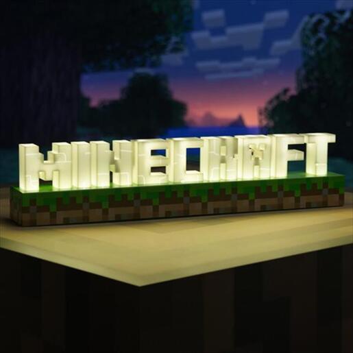 GAME FIGURINE PALADONE Minecraft Logo light PP8759MCF