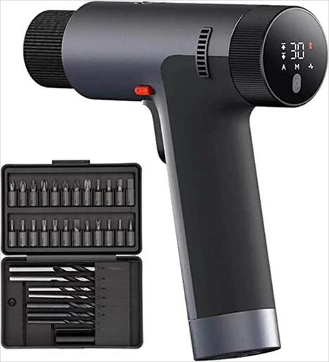 TOOL XIAOMI MI CORDLESS BRUSHLESS DRILL 2000-mAh x8 drill bit, x24 Screwdriving bit  BHR5510GL