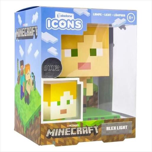 GAME FIGURINE PALADONE MINECRAFT ALEX LIGHT LAMP, PP6591MCF