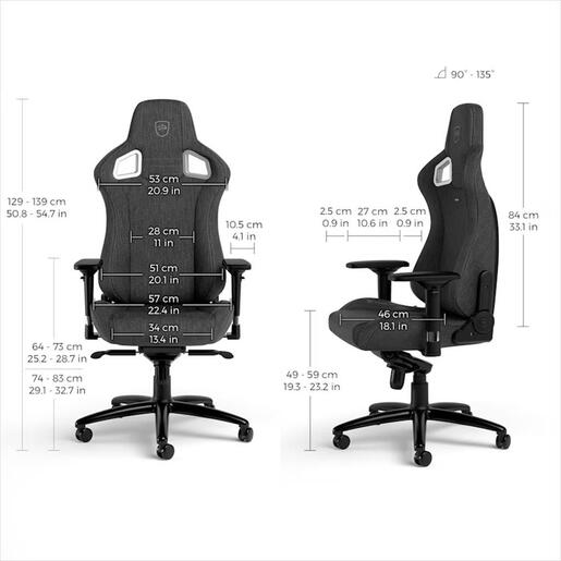 GAMING CHAIR NOBLECHAIRS EPIC TX Anthracite