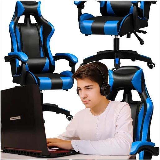 GAMING CHAIR EXTRALINK G-523 BLACK/BLUE