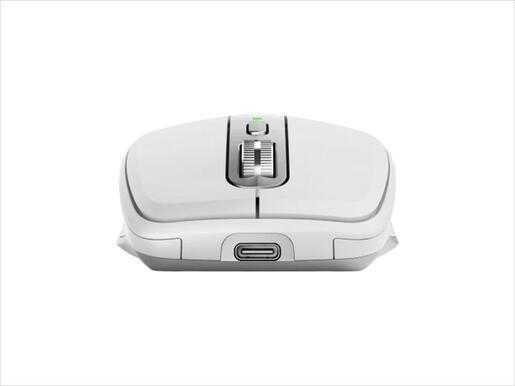 MOUSE WIRELESS USB LOGITECH MX Anywhere 3S w/Bluetooth Multi-device pale grey, Bolt ready, 910-006930
