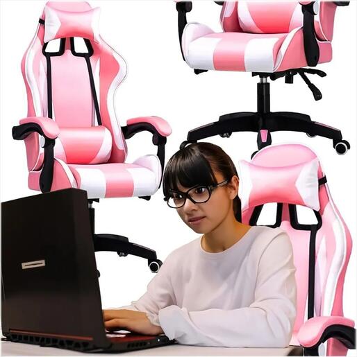 GAMING CHAIR EXTRALINK G-525 PINK/WHITE