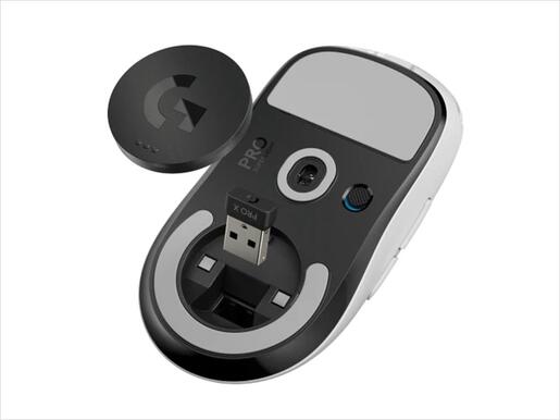 MOUSE WIRELESS USB LOGITECH G PRO X SUPERLIGHT White 910-005942