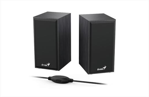 SPEAKERS 2.0 GENIUS SP-HF180 USB Wooden Black (6W)