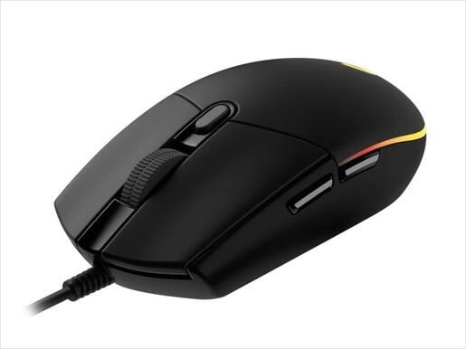 MOUSE WIRED USB LOGITECH G203 LIGHTSYNC RGB, BLACK 910-005796