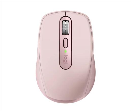MOUSE WIRELESS USB LOGITECH MX Anywhere 3S w/Bluetooth Multi-device rose, Bolt ready, 910-006931