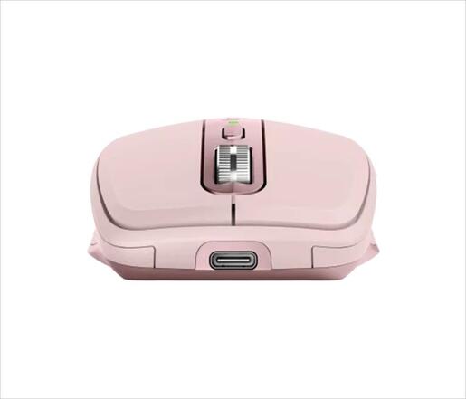 MOUSE WIRELESS USB LOGITECH MX Anywhere 3S w/Bluetooth Multi-device rose, Bolt ready, 910-006931