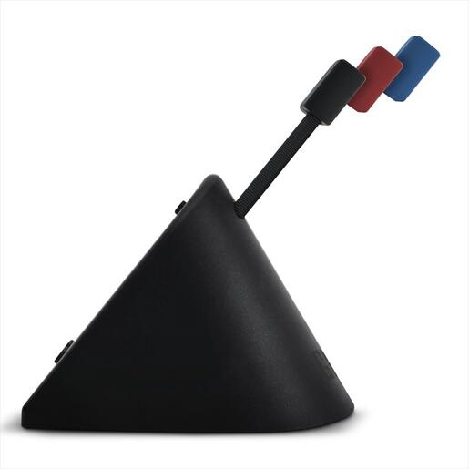 MOUSE ACCESSORY BUNGEE FRAGON - TOWER, w/ 3 colorful clips, BLACK