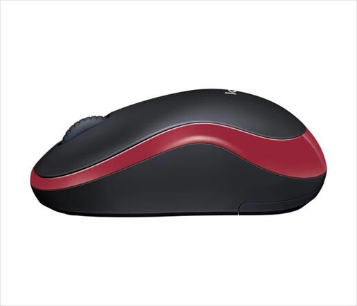 MOUSE WIRELESS LOGITECH M185 red 910-002240