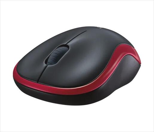 MOUSE WIRELESS LOGITECH M185 red 910-002240