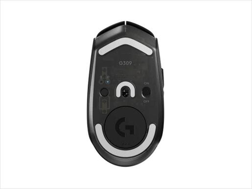 MOUSE WIRELESS USB LOGITECH G309 LIGHTSPEED (HERO Sensor, Lightforce Switches) w/bluetooth, Black, 910-007199