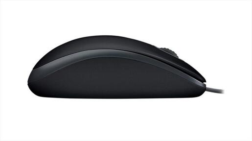 MOUSE WIRED USB LOGITECH B110 BLACK SILENT 910-005508