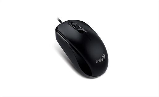 MOUSE WIRED USB GENIUS DX-110 Black