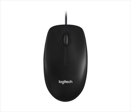 MOUSE WIRED USB LOGITECH M100, 910-005003