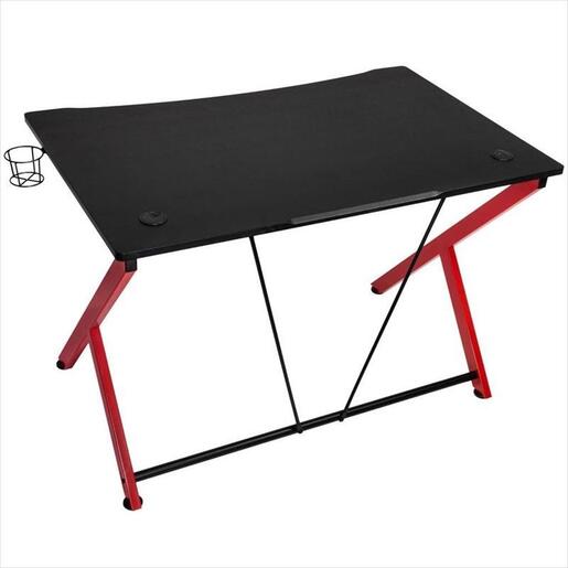 GAMING DESK NITRO CONCEPTS D12, BLACK/RED, GAGC-172