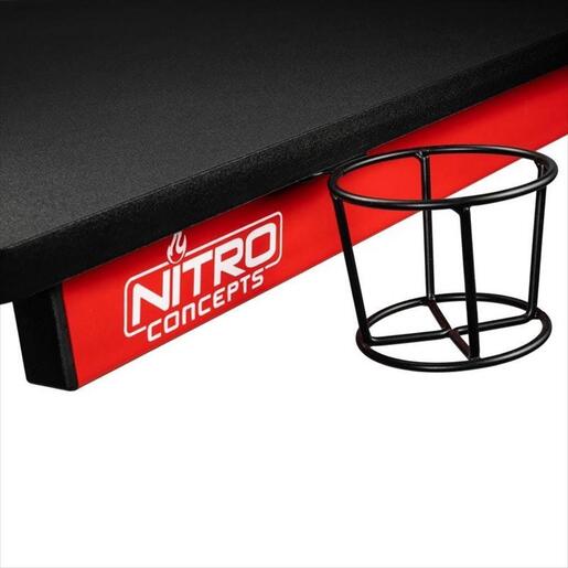 GAMING DESK NITRO CONCEPTS D12, BLACK/RED, GAGC-172