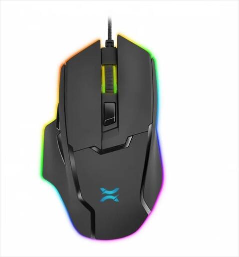 MOUSE WIRED NOXO, VEX GAMING MOUSE, USB, DPI 7000, 6 PROGRAMMABLE BUTTONS, RGB ILLUMINATION, Black