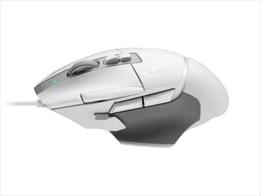 MOUSE WIRED USB LOGITECH G502 X HERO LIGHTFORCE SWITCHES WHITE 910-006146