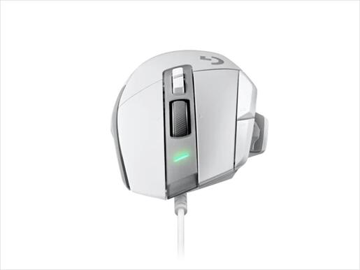 MOUSE WIRED USB LOGITECH G502 X HERO LIGHTFORCE SWITCHES WHITE 910-006146
